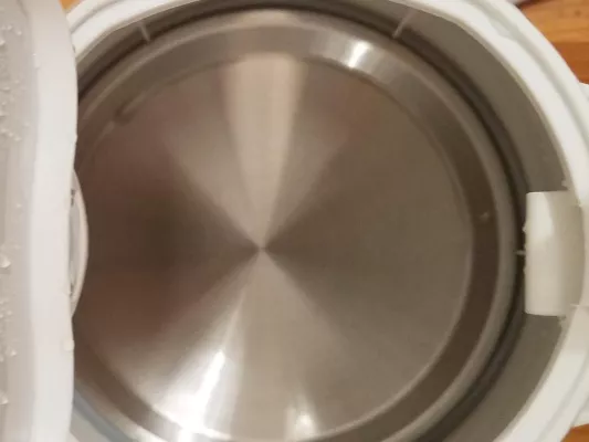 Bild: Kein weißer Stein mehr im Wasserkocher