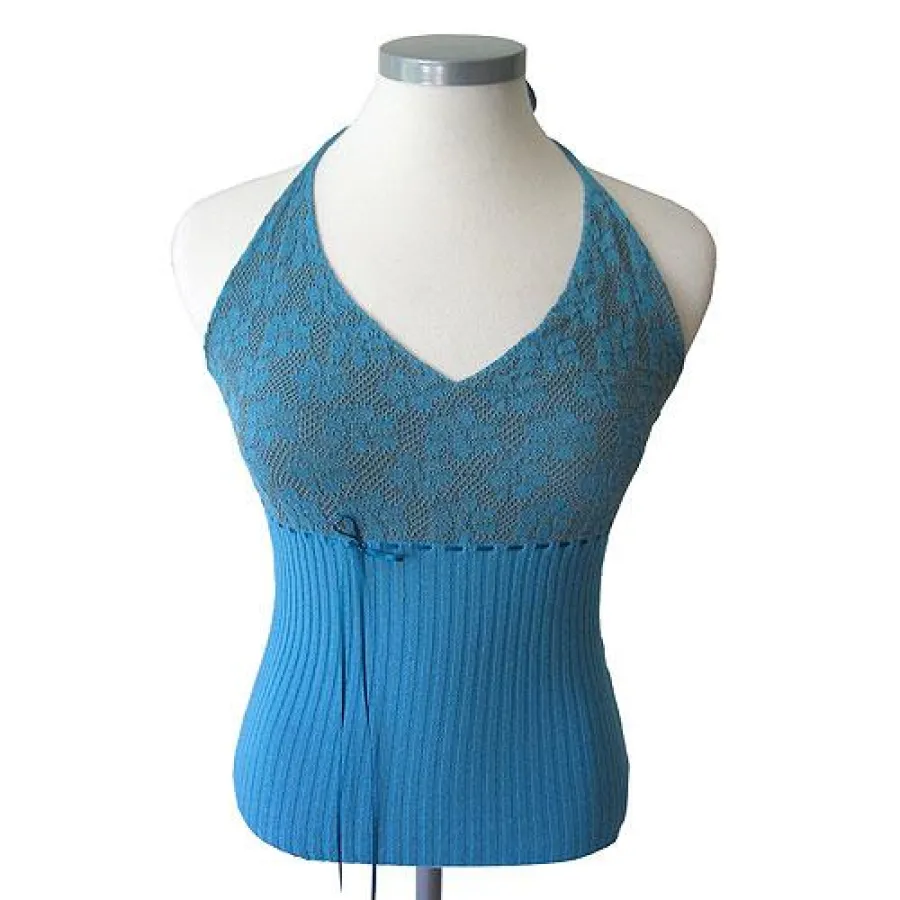 Aktuelles Strick-Top aus der Sommer Kollektion vom deutschen Designer-Label Garnfreiheit