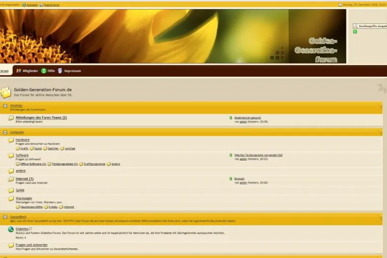 Bild: Forum für die "Goldene Generation" eröffnet