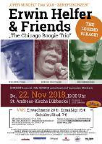 Rückkehr der Jazzlegenden: Open Minded Tour von Erwin Helfer & Friends startet. Bild: Rückkehr der Jazzlegenden: Open Minded Tour von Erwin Helfer & Friends startet.