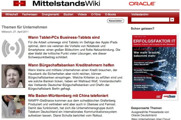 Bild: Unterwegs arbeiten: Viele Benutzer bremsen Mobilfunk