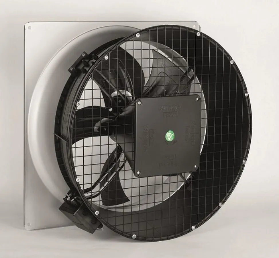 Der AxiTop Diffusor sorgt jetzt für eine deutliche Verbesserung von Geräusch und Wirkungsgrad.