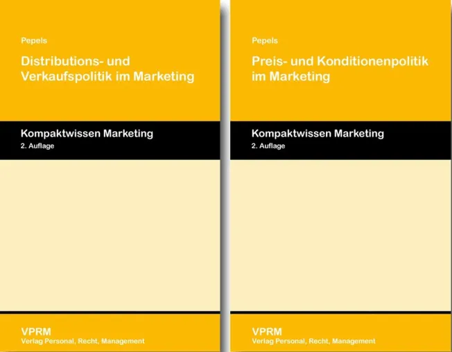 Bild: Neue Marketing-Titel: „Preis- und Konditionenpolitik im Marketing“ / „Distributions- und Verkaufspolitik“