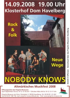 Bild: "Nobody Knows" - Rock & Folk auf dem Klosterhof