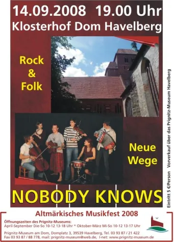 Bild: "Nobody Knows" - Rock & Folk auf dem Klosterhof