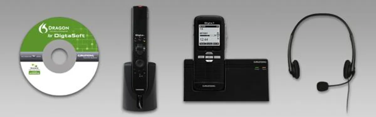 Attraktive Komplettsets mit der Spracherkennung Dragon for DigtaSoft