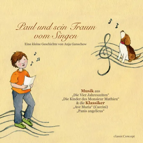 CD-Neuheit: „Paul und sein Traum vom Singen“ von Anja Ganschow Bild: CD-Neuheit: „Paul und sein Traum vom Singen“ von Anja Ganschow