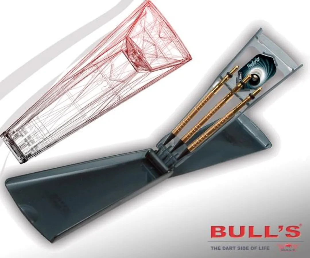 Der Bull's Predator Dart im neuen Cone Case