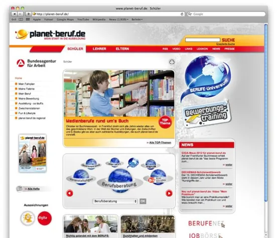 Bild: planet-beruf.de der BA gewinnt GIGA-Maus 2012