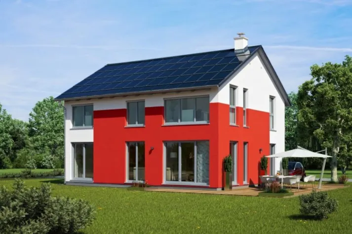Bild: Sachsen-Bank fördert KAMPA Plus-Energie-Musterhaus als Passivhaus extra
