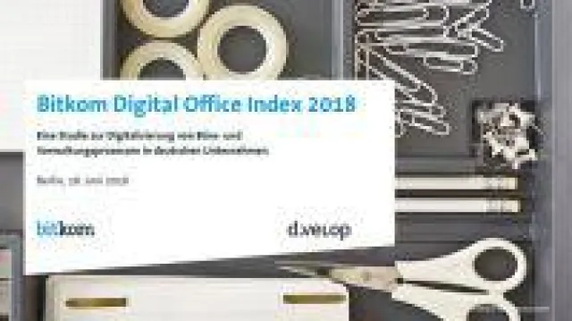 Bild: Digitalisierung von Büroprozessen kommt langsam voran