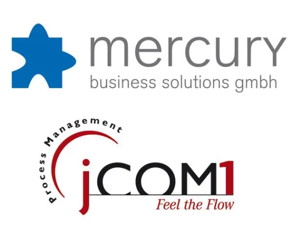 jCOM1 und mercury business solutions geben Partnerschaft bekannt Bild: jCOM1 und mercury business solutions geben Partnerschaft bekannt