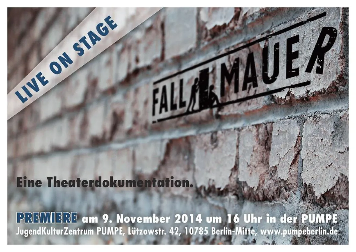 FALL MAUER - live on stage - Premiere am 9. November