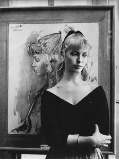 Bild: SYLVETTE MUSE von PABLO PICASSO 1954