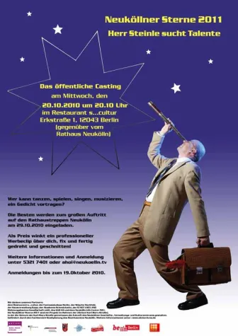 Neuköllner Sterne 2011 - Herr Steinle goes Broadway Bild: Neuköllner Sterne 2011 - Herr Steinle goes Broadway