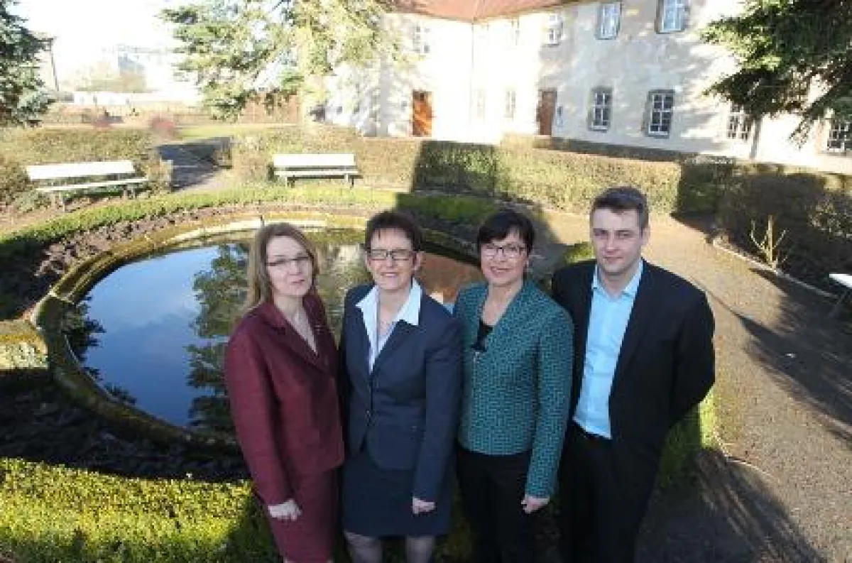 V.l.n.r.: Annett Ullrich, Mechtild Geismann, Jeanett Polster, Sebastian Tröger, Jana Reschke fehlt