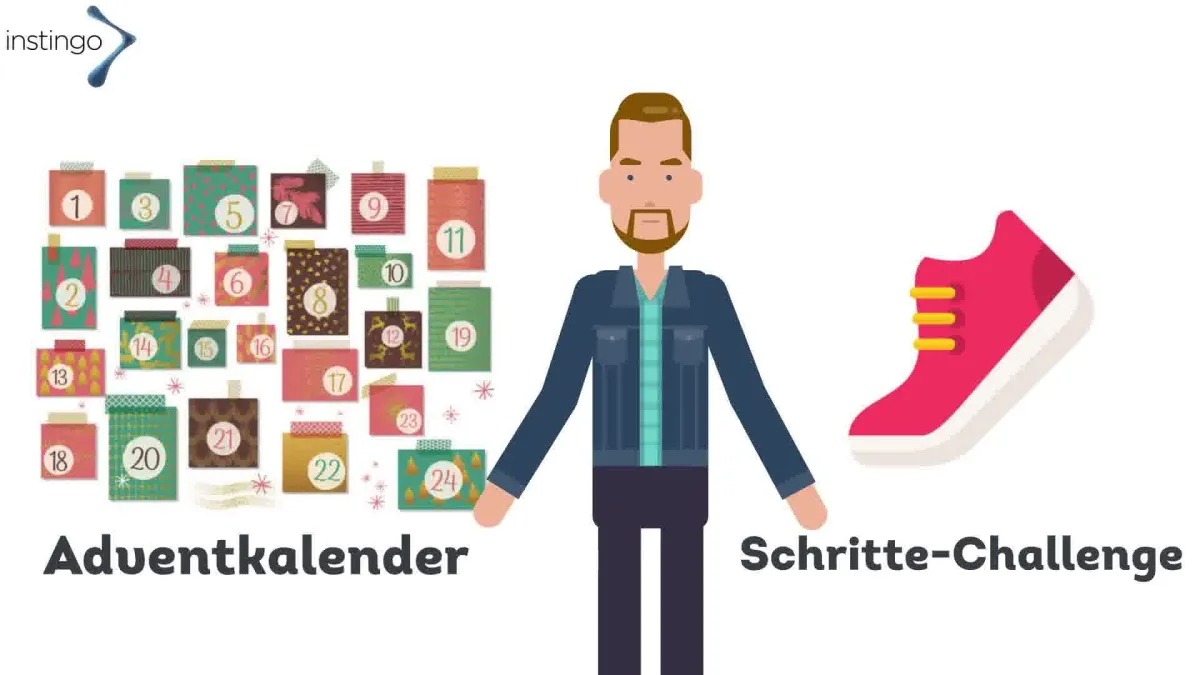 Online-Adventskalender mit Schritte-Challenge (© instingo)
