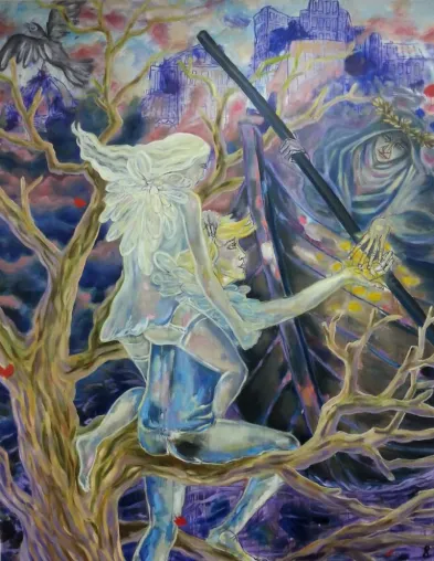 "West-Ost, Mythen & Poesie - Yvonne van Acht & Ren Rong Bild: "West-Ost, Mythen & Poesie - Yvonne van Acht & Ren Rong