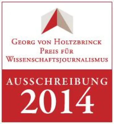 Bild: Beginn der Ausschreibung 2014 des Georg von Holtzbrinck Preis für Wissenschaftsjournalismus