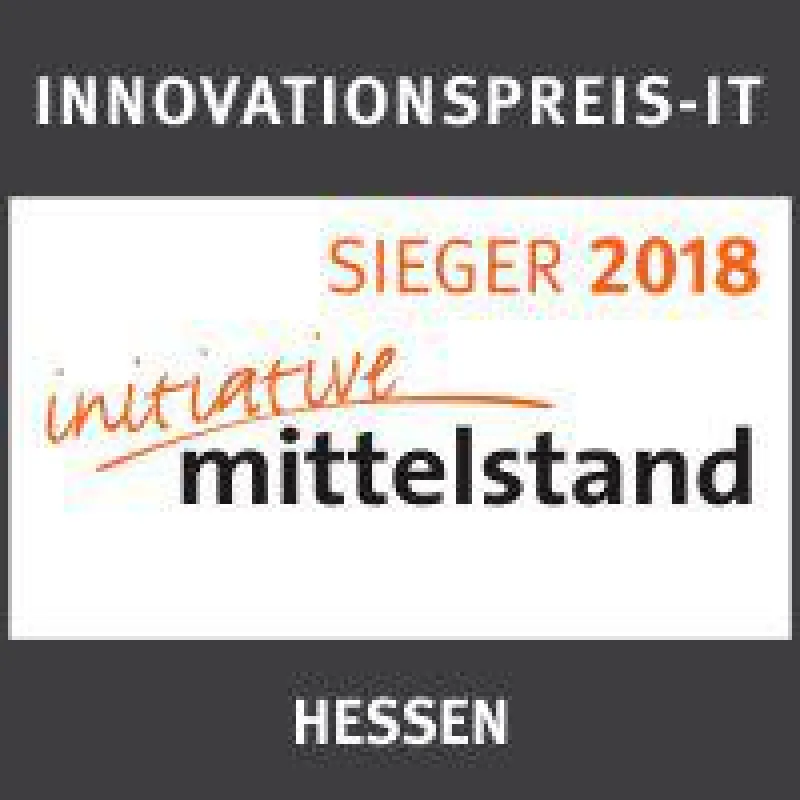 Rainer Endres (l), Product Manager, Dr. Amir Alsbih (m), CEO, und Chris Halls (r), Head of Development, von KeyIdentity freuen sic