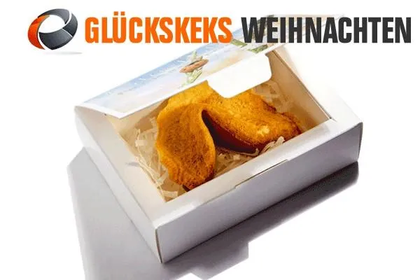 Bild: Glückskekse als persönliches Weihnachtsgeschenk