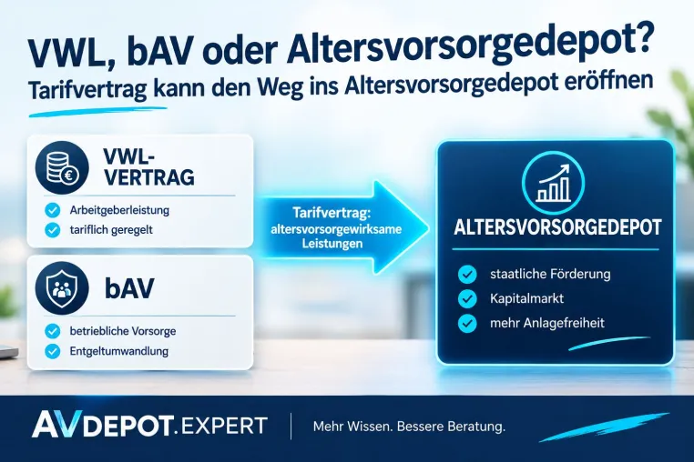 Bild: Altersvorsorgedepot 2027: BMF klärt Verhältnis zu bAV und vermögenswirksamen Leistungen