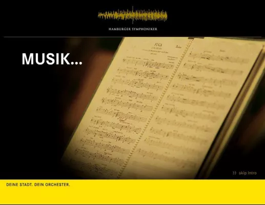 Albert Bauer KG launcht den neuen Internet-Auftritt der Hamburger Symphoniker Bild: Albert Bauer KG launcht den neuen Internet-Auftritt der Hamburger Symphoniker