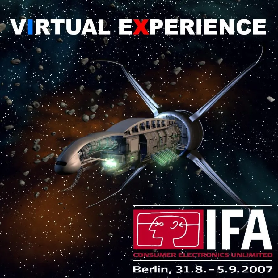 3D-Filme ohne Brille auf der IFA  2007 von VIRTUAL EXPERIENCE