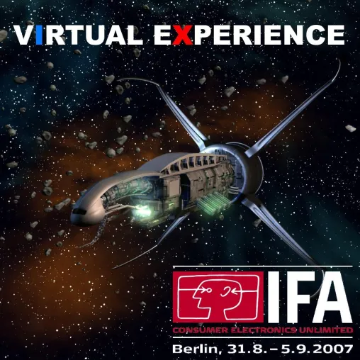 3D-Vorführung von VIRTUAL EXPERIENCE auf der IFA 2007 Bild: 3D-Vorführung von VIRTUAL EXPERIENCE auf der IFA 2007