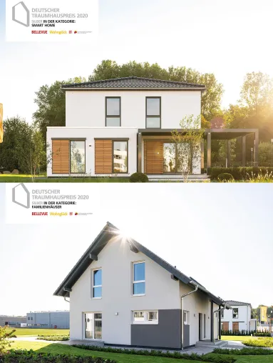 Bild: Deutscher Traumhauspreis 2020: Zweifach Silber für FingerHaus