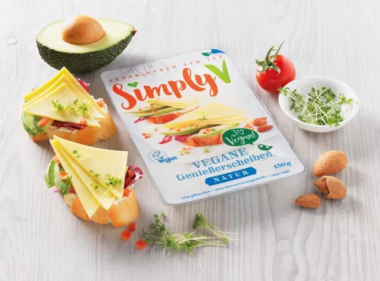 Bild: Scheibe für Scheibe „wow“: Simply V präsentiert vegane Genießerscheiben