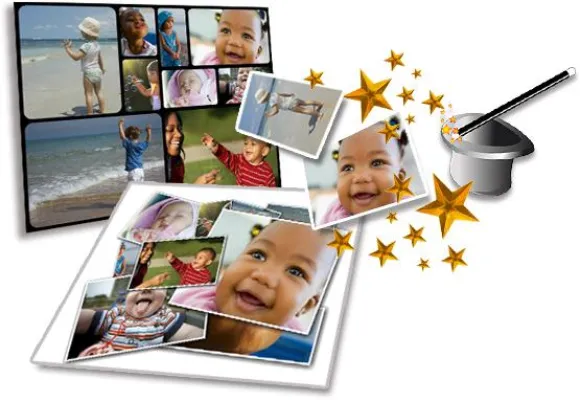 Bild: Neue Funktionalität im Web bietet originelle Geschenkidee zu Weihnachten: Die magische Collage von Kizoa