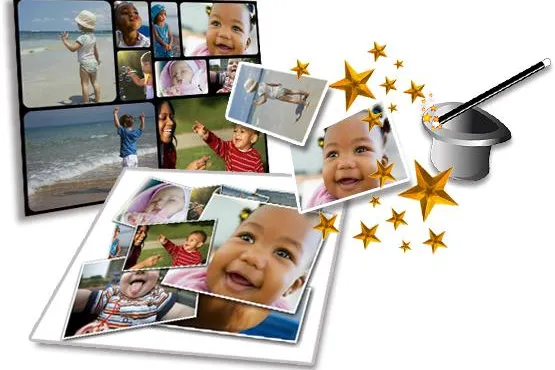 Bild: Neue Funktionalität im Web bietet originelle Geschenkidee zu Weihnachten: Die magische Collage von Kizoa
