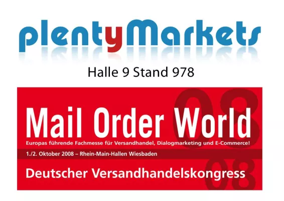 Bild: plentySystems mit eBusiness Software plentyMarkets beim sellerforum.de-Treffen und der Mail Order World