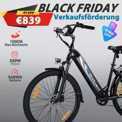 Bild: Black Friday-Extravaganz ist jetzt live – Ab auf die Bodywel Urbane E Bikes
