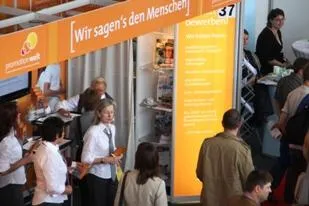 Bild: Promotionwelt auf der Jobmesse in Hannover