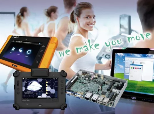Bild: Hauptprodukte am COMP-MALL Stand