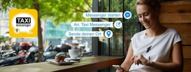 Bild: Facebook „Taxi Messenger“ von Taxi Deutschland und taxi.eu: Taxibestellung für Deutschland im Social Network