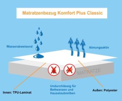 Bettwanzen Matratzenbezug