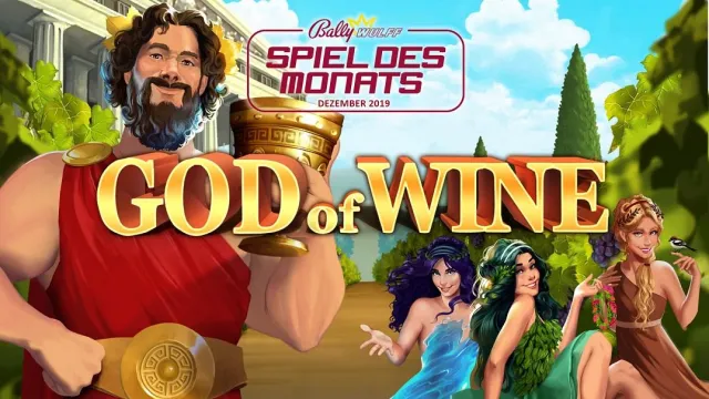 Bild: Im Dezember wird es göttlich - God of Wine ist das BALLY WULFF Spiel des Monats Dezember
