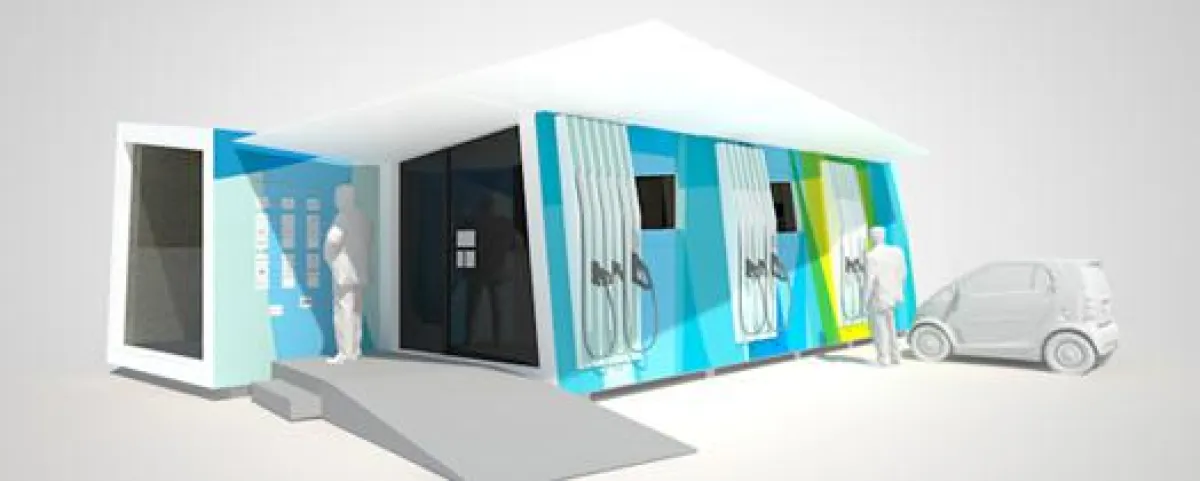 ChargeLounge © Fraunhofer IAO, Design: FURCH Gestaltung + Produktion GmbH