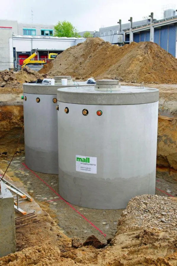 Im Pufferspeicher ThermoSol können bis zu 13.400 Liter heißes Wasser gelagert werden.