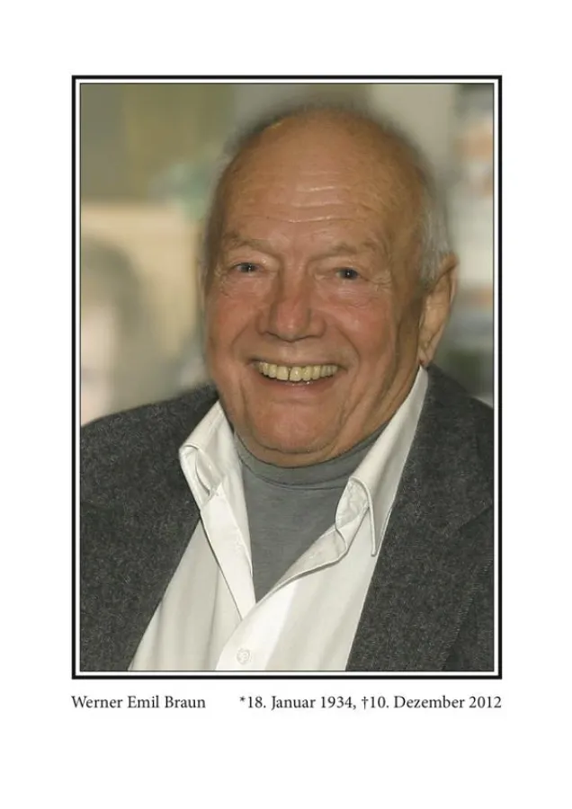Die Tecco-Belegschaft trauert um ihren Firmengründer Werner Emil Braun (*18. Januar 1934, †10. Dezem