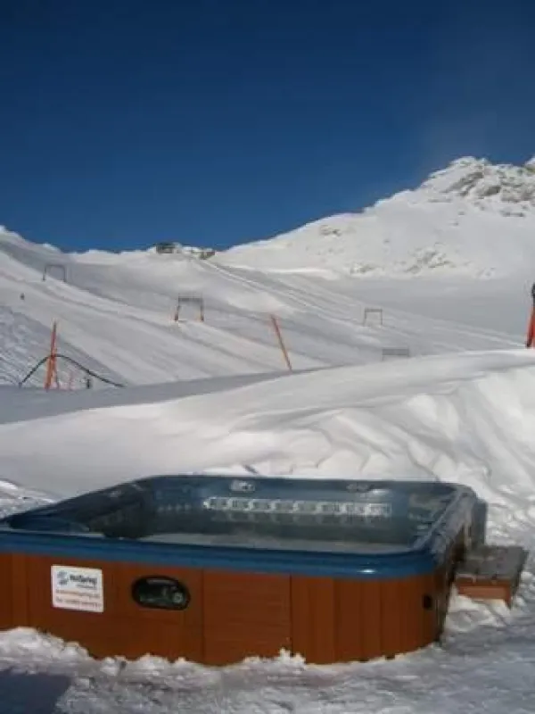 Whirlpool im Winter ein Hochgenuss