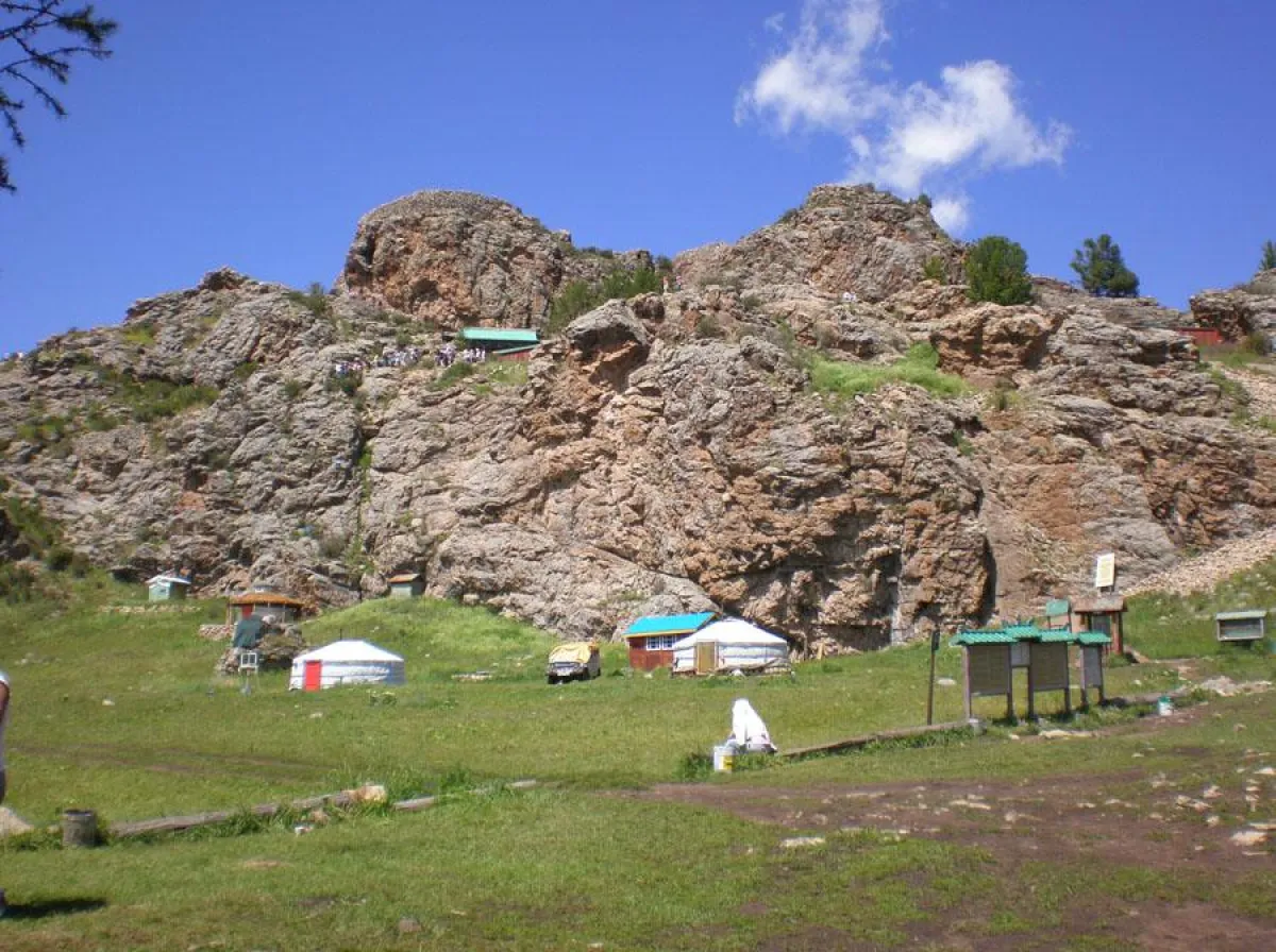 Kloster Tuwchun in der Zentralmongolei.