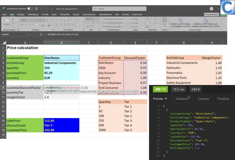 Bild: Contene bringt Excel-Entscheidungsmodelle als REST-APIs in Produktion