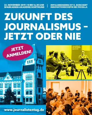 Bild: Journalistentag 2019 - Programm ist online