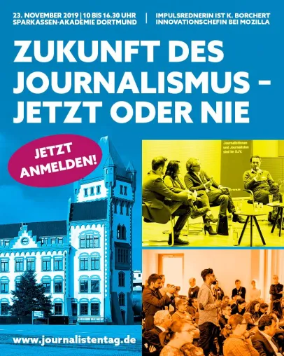 Bild: Journalistentag 2019 - Programm ist online