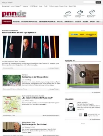 Neuer Look zum 60. Geburtstag: Relaunch der Website der Potsdamer Neuesten Nachrichten mit SixCMS Bild: Neuer Look zum 60. Geburtstag: Relaunch der Website der Potsdamer Neuesten Nachrichten mit SixCMS