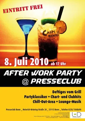 Zweite L & D After-Work-Party im Presseclub Bonn Bild: Zweite L & D After-Work-Party im Presseclub Bonn